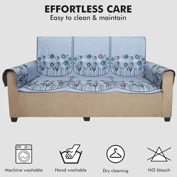 Velvet_3_Seater_Sofa_Cover_With_6_Seat_And_Back_Covers_|_Floral_Daisy_Print_|_Washable_Fabric_|_Stylish_Sofa_Cover_For_Modern_Living_Room_(Grey,_3_Seater_Without_Arm_Covers)