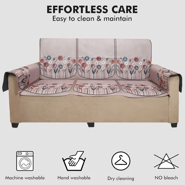 Velvet_3_Seater_Sofa_Cover_With_6_Seat_And_Back_Covers_|_Floral_Daisy_Print_|_Washable_Fabric_|_Stylish_Sofa_Cover_For_Modern_Living_Room_(Brown,_3_Seater_Without_Arm_Covers)