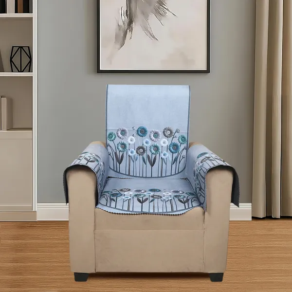 Velvet_Single_Seater_Sofa_Cover_With_2_Seat_And_Back_Covers,_2_Hand_Rest_Covers_|_Floral_Daisy_Print_|_Washable_Fabric_|_Stylish_Sofa_Cover_For_Modern_Living_Room_(Grey,_1_Seater_With_Arm_Covers)