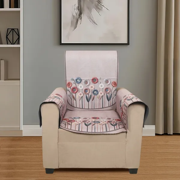 Velvet_Single_Seater_Sofa_Cover_With_2_Seat_And_Back_Covers,_2_Hand_Rest_Covers_|_Floral_Daisy_Print_|_Washable_Fabric_|_Stylish_Sofa_Cover_For_Modern_Living_Room_(Brown,_1_Seater_With_Arm_Covers)