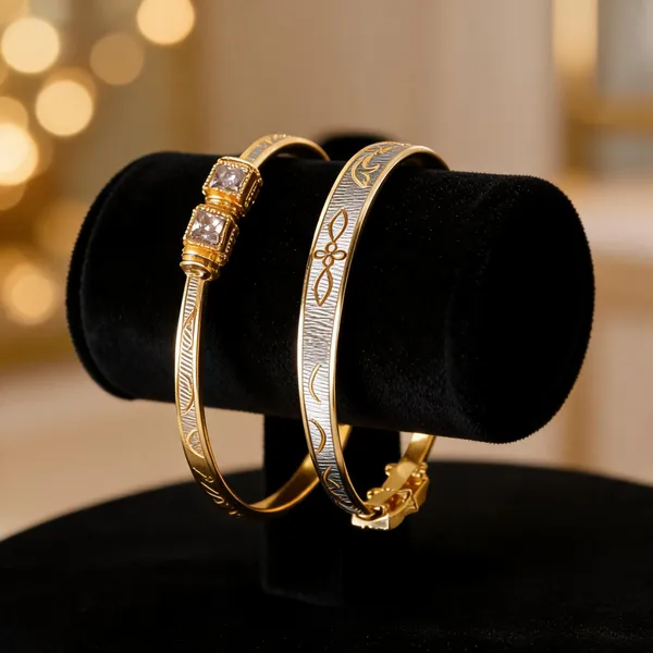 Gold_Brass_Embellished_Bangle_Set_For_Women
