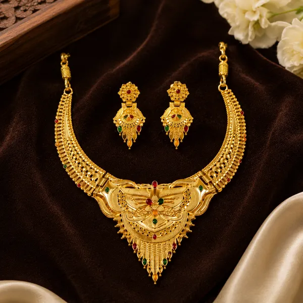 Gold_Alloy_Red_Green_Stone_Traditional_Necklace_And_Earrings_Set_For_Women