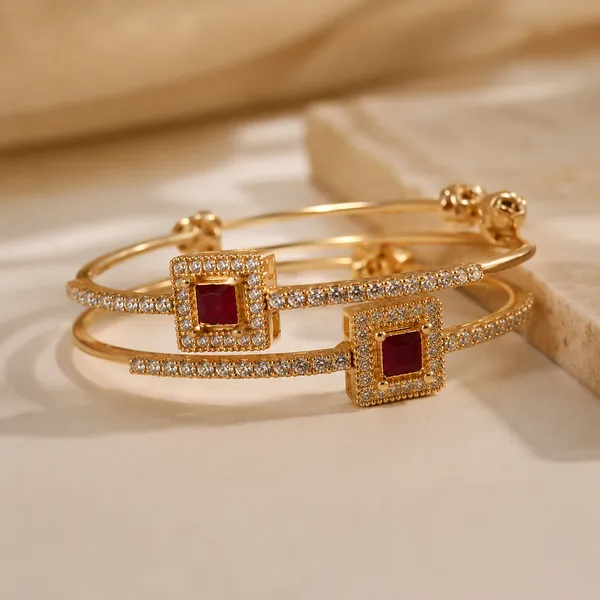 Gold_Brass_Red_Stone_Studded_Bangle_Set_Of_2_For_Women