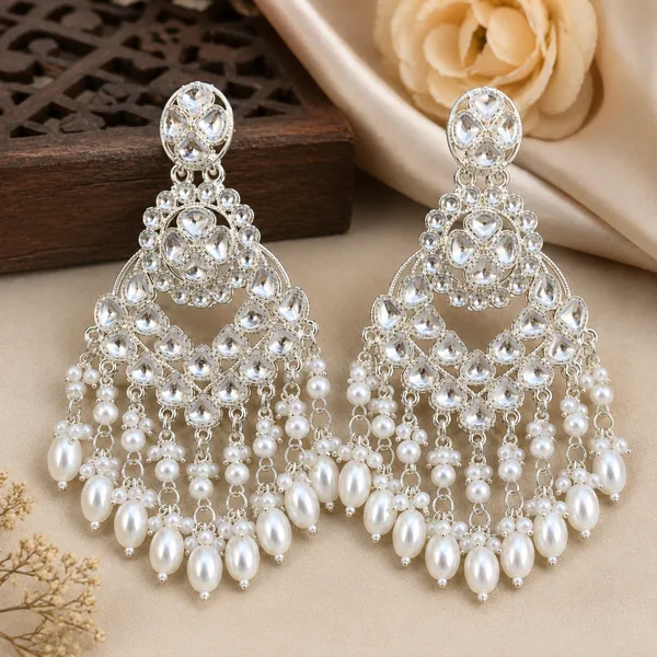 Silver_Alloy_Pearl_Chandelier_Earrings_For_Women