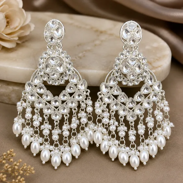 Silver_Alloy_Pearl_Chandelier_Earrings_For_Women
