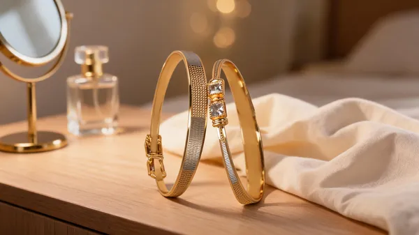 Gold_Brass_Textured_Bangle_Set_For_Women