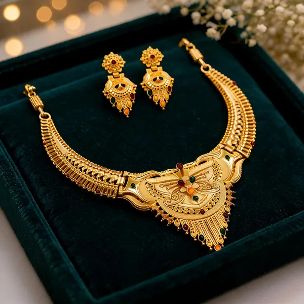 Gold_Alloy_Red_Green_Stone_Traditional_Necklace_And_Earrings_Set_For_Women