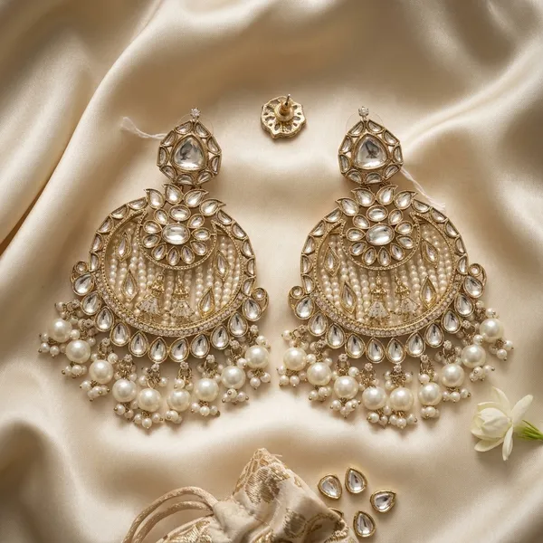 Gold_Kundan_Teardrop_Chandbali_Earrings_For_Women