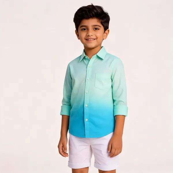 Sky_Blue_And_Aqua_Ombre_Casual_Shirt_For_Boys