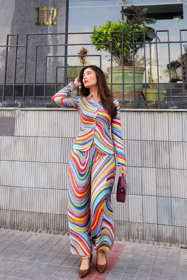 Multicolor_Abstract_Wave_Blazer_Co-ord_Set