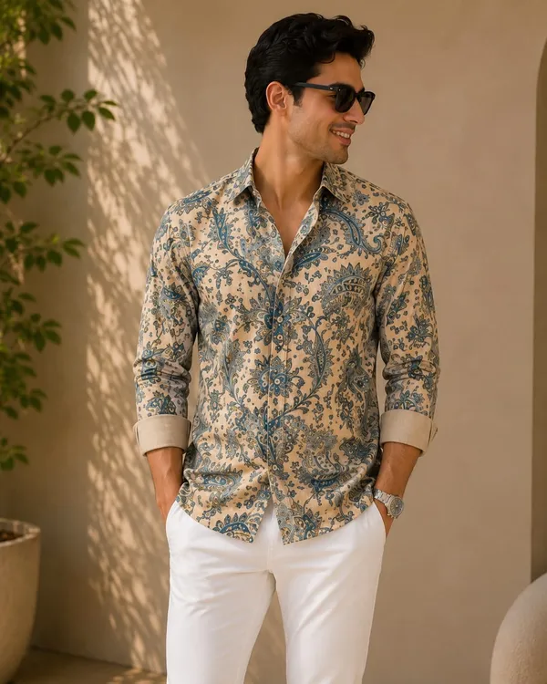 Warm_Beige_Mens_Shirt
