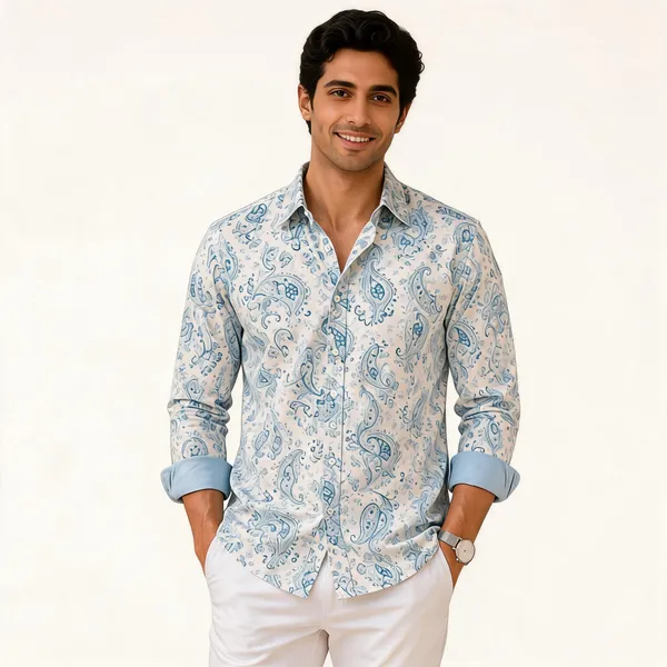 Ice_Blue_And_Soft_Slate_Blue_Mens_Shirt