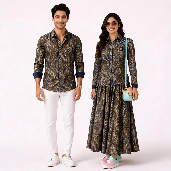 Midnight_Navy_&_Antique_Gold_Couple_Outfit_Set