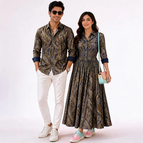Midnight_Navy_&_Antique_Gold_Couple_Outfit_Set