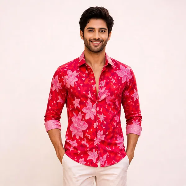 Hot_Pink_Mens_Shirt