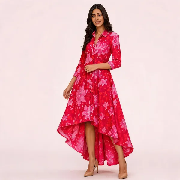 Hot_Pink_Bloom_High_Low_Maxi_Dress