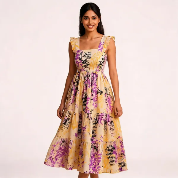 Resort_Wear_Tiered_Dress_For_Women