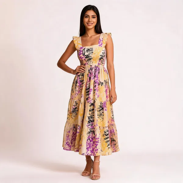 Resort_Wear_Tiered_Dress_For_Women