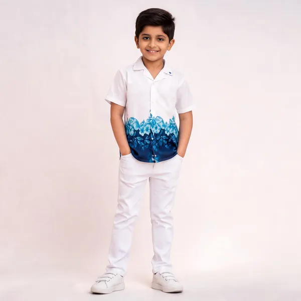 Blue_And_White_Casual_Shirt_For_Boys