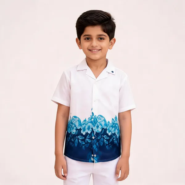 Blue_And_White_Casual_Shirt_For_Boys