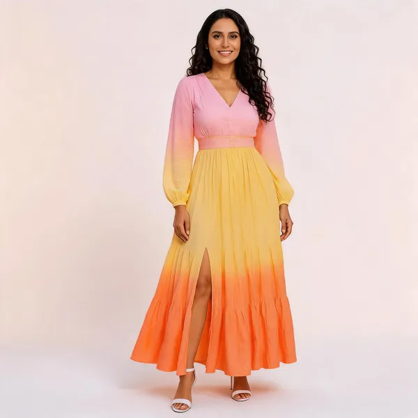 Blush_Pink_Sunset_Ombre_Womens_Dress