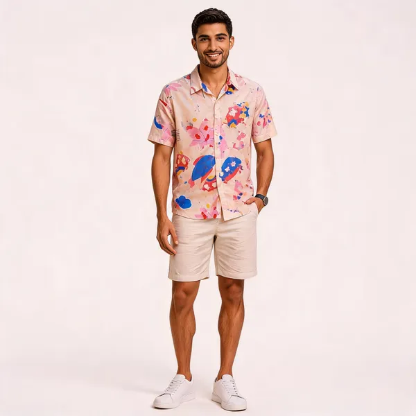 Blush_Peach_Multi_Print_Mens_Shirt
