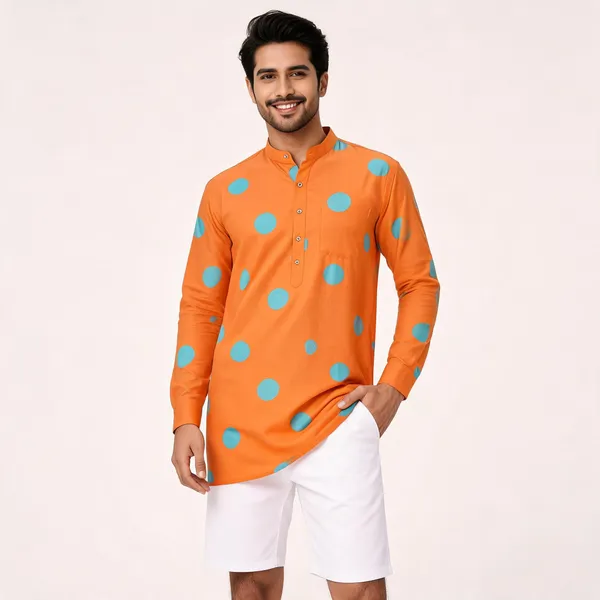 SunKurta_Polka_Twinning_Kurta_For_Men