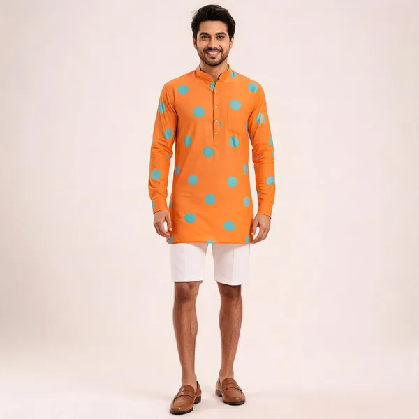 SunKurta_Polka_Twinning_Kurta_For_Men