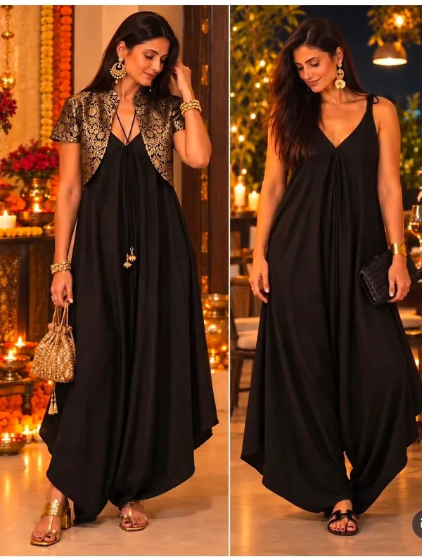 Black_Festive_Drape_Maxi_Dress