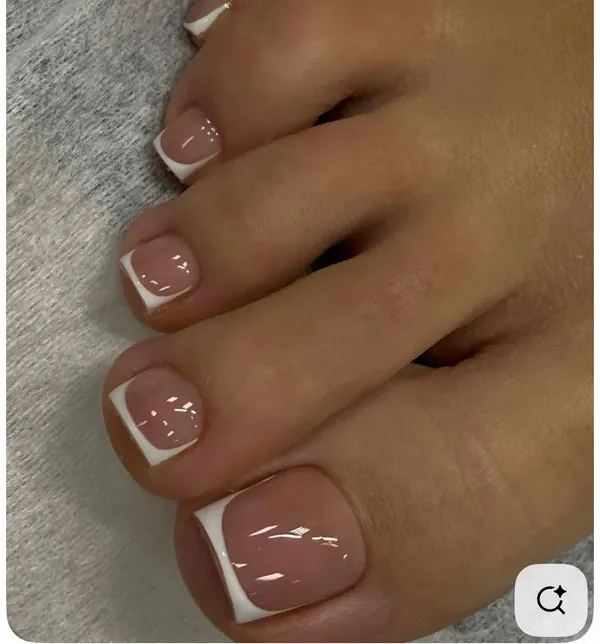 White_French_Toe_Nails