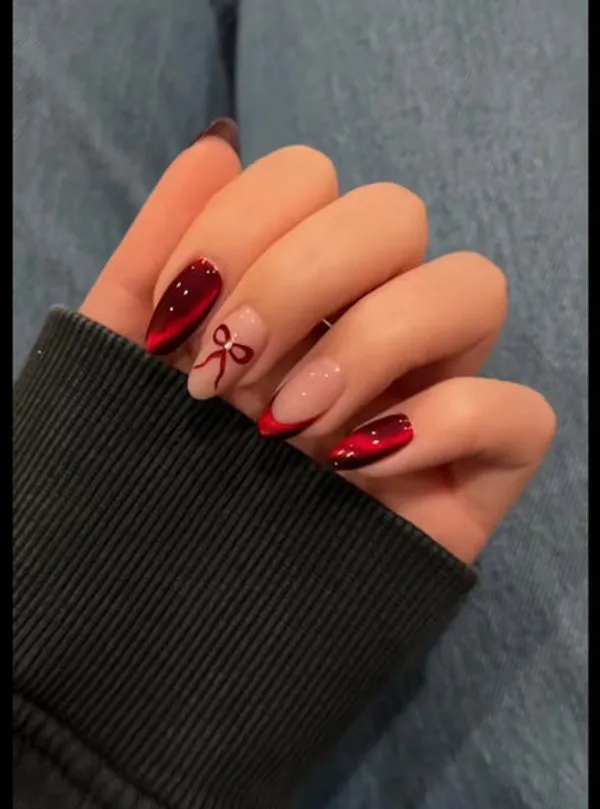 Red_Cateye_Bow_Nails