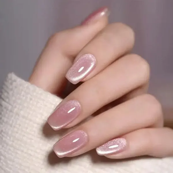 Pink_Cat_Eye_Nails