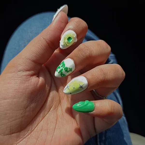 Greeny_Matcha_Nails