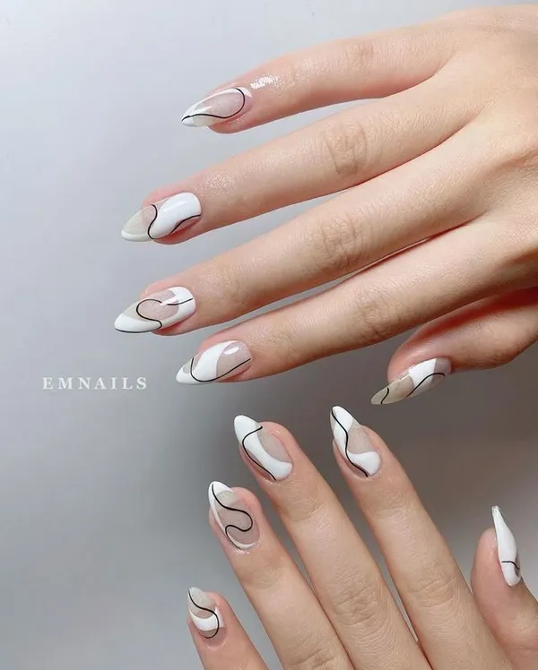 White_Abstract_Nails