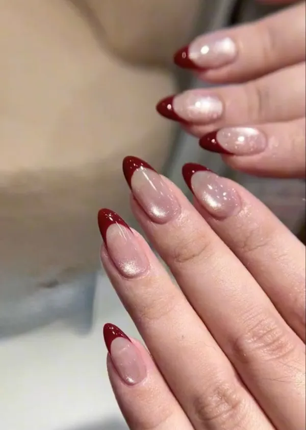 Pink_Cateye_Red_French_Nails