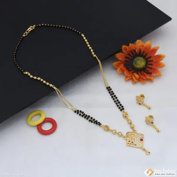 New_Style_Gold_Plated_Mangalsutra_Set_For_Women_Style_A625