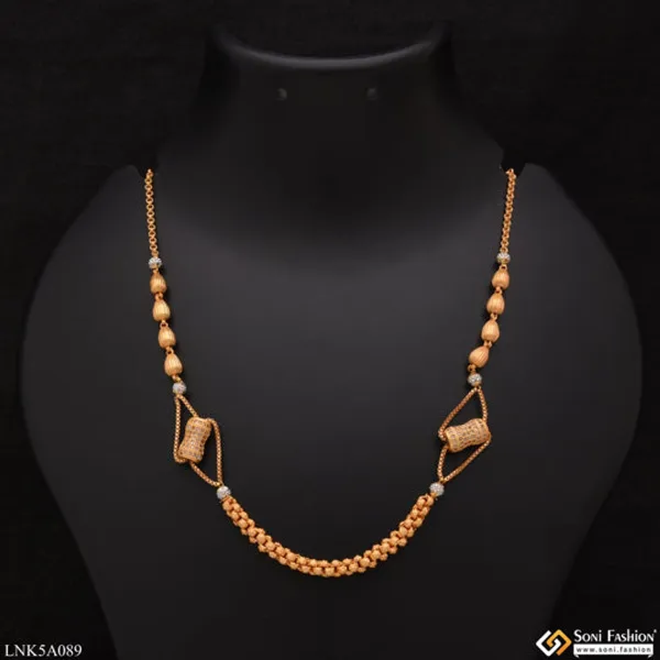 3_In_1_Pattern_With_Diamond_New_Style_Gold_Plated_Necklace_For_Women_Style_Lnka089
