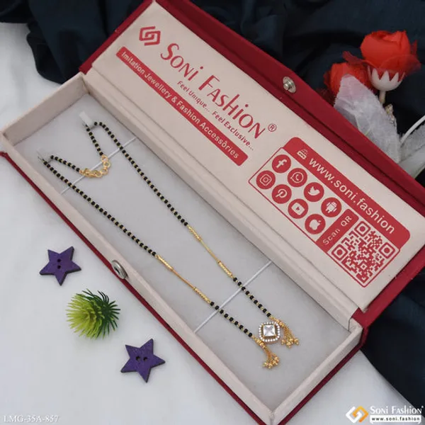1_Gram_Gold_Plated_Radiant_Design_Mangalsutra_For_Women_Style_A857