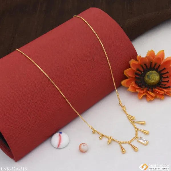 1_Gram_Gold_Plated_Artisanal_Design_Necklace_For_Ladies_Style_A516