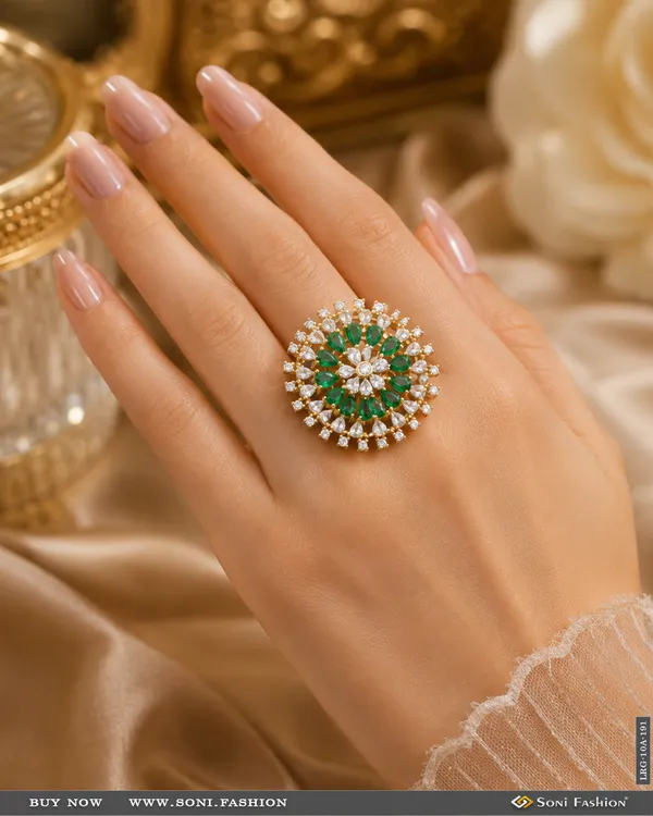 Latest_Design_With_Diamond_Best_Quality_Gold_Plated_Ring_For_Ladies_Style_A191