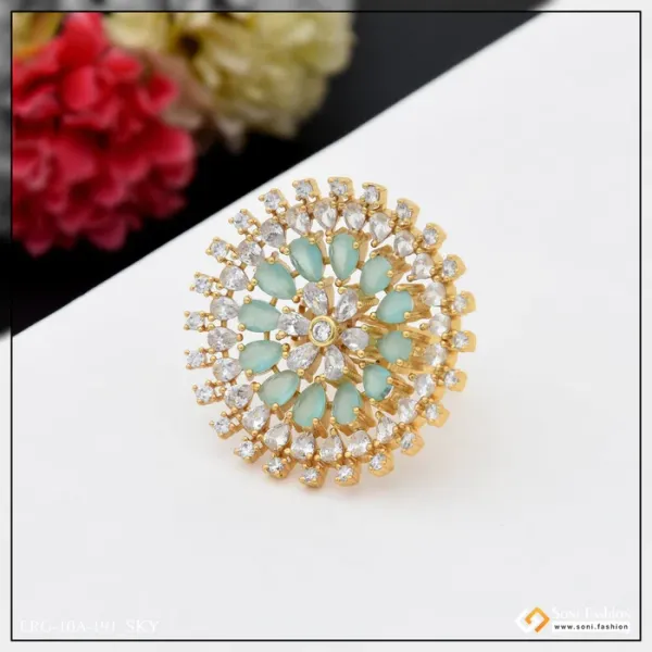 Latest_Design_With_Diamond_Best_Quality_Gold_Plated_Ring_For_Ladies_Style_A191