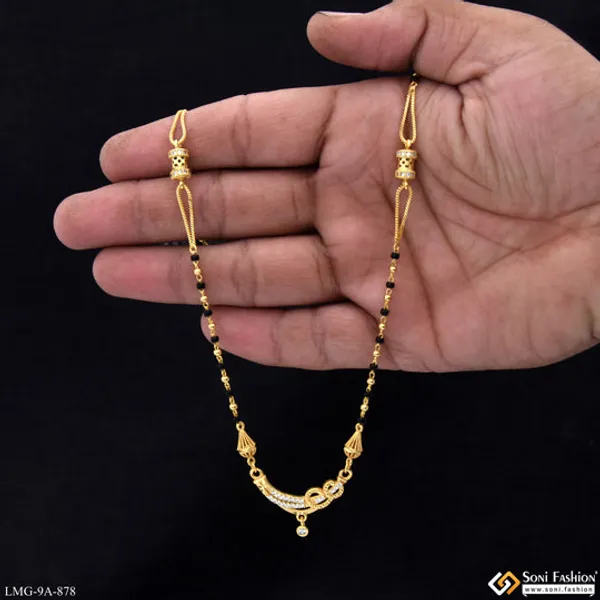 Latest_Design_Gold_Plated_Mangalsutra_For_Women_Style_A878
