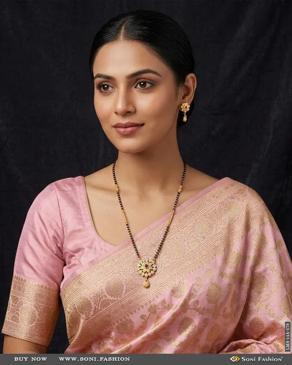 Brilliant_Design_Gold_Plated_Mangalsutra_Set_For_Women_Style_A578