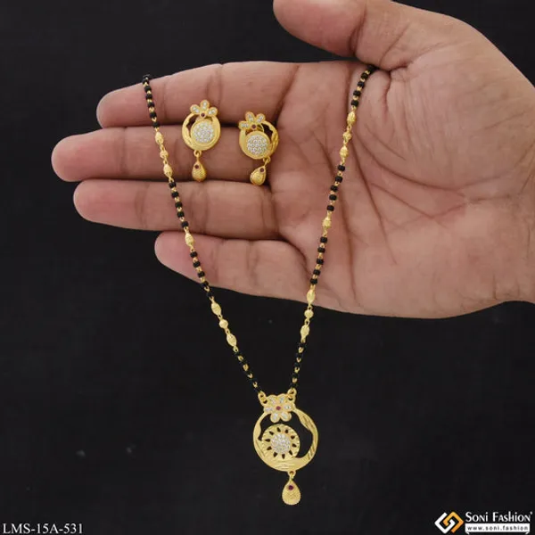 Lovely_Design_Gold_Plated_Mangalsutra_Set_For_Women_Style_A531