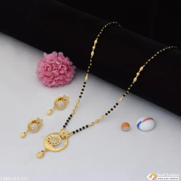 Lovely_Design_Gold_Plated_Mangalsutra_Set_For_Women_Style_A531