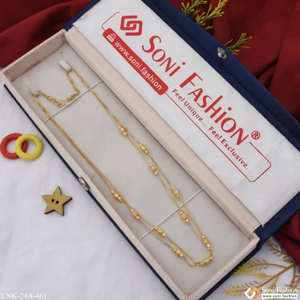 1_Gram_Gold_Plated_Classic_Design_Finely_Detailed_Necklace_For_Lady_Style_A461