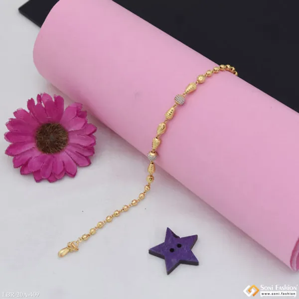1_Gram_Gold_Plated_Best_Quality_Bracelet_For_Ladies_Style_A409