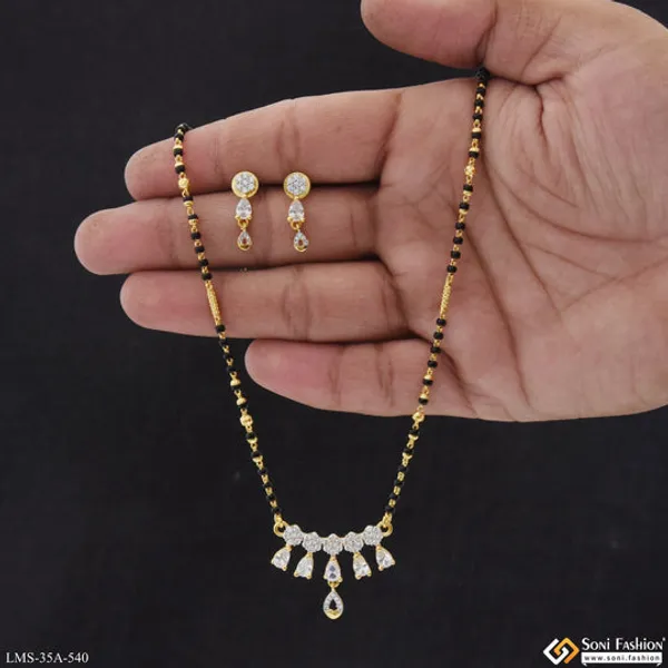 1_Gram_Gold_Plated_Designer_Mangalsutra_Set_For_Women_Style_A540