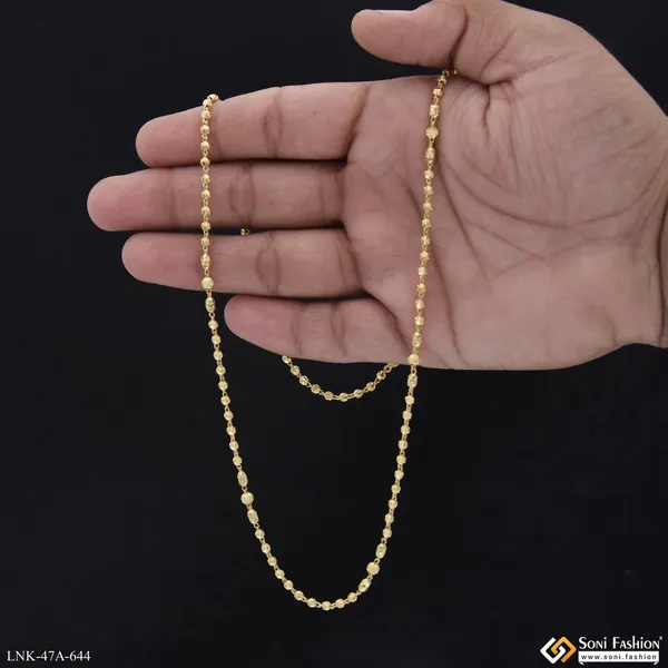 1_Gram_Gold_Plated_New_Style_Brass_Beaded_Mala_For_Women_Style_A644