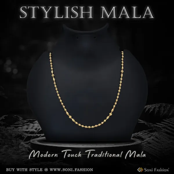 1_Gram_Gold_Plated_New_Style_Brass_Beaded_Mala_For_Women_Style_A644
